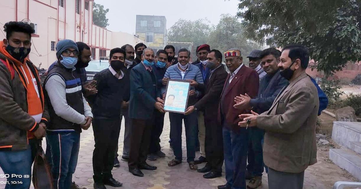 रोट्रेकट क्लब, बीकानेर द्वारा समाज सेवी राजेंद्र सिंह सांखला को रॉयल बीकाणा की रॉयल प्रोफाइल में किया सम्मानित