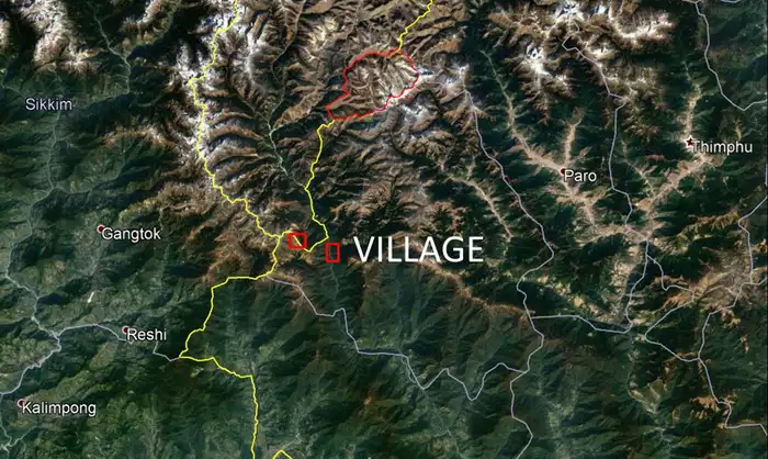 ड्रैगन की भूटान में घुसपैठ:चीन ने 25 हजार एकड़ में अवैध तरीके से 4 गांव बसाए, यह भारतीय बॉर्डर से बिलकुल नजदीक