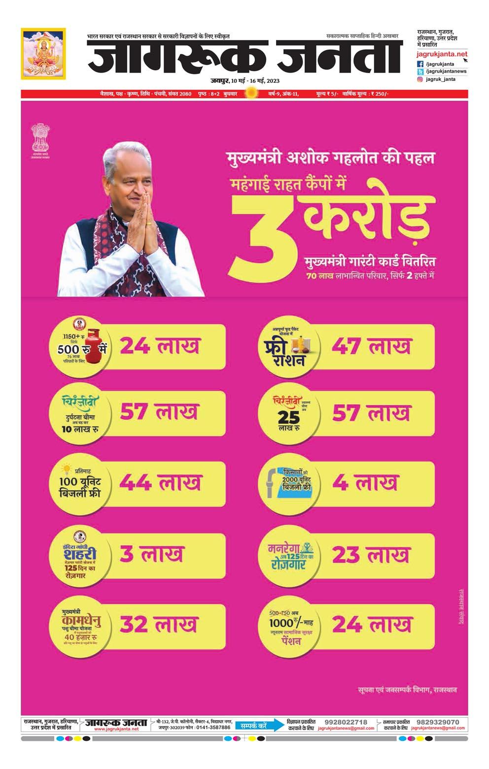 Jagruk Janta Hindi News Paper